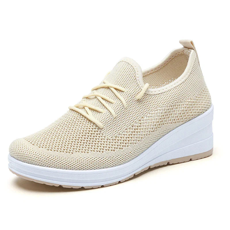 Women's Platform Sneakers Cushioned Wide Fit