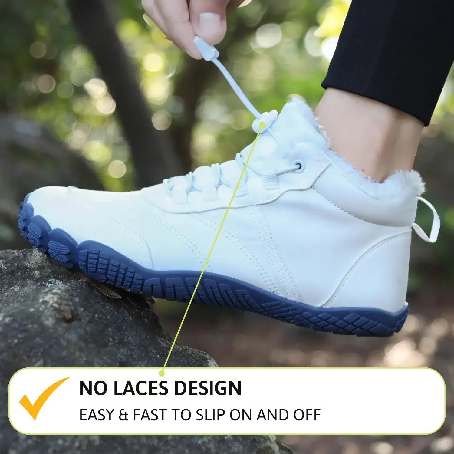 Women's Waterproof Barefoot Shoes Wide Toe Box