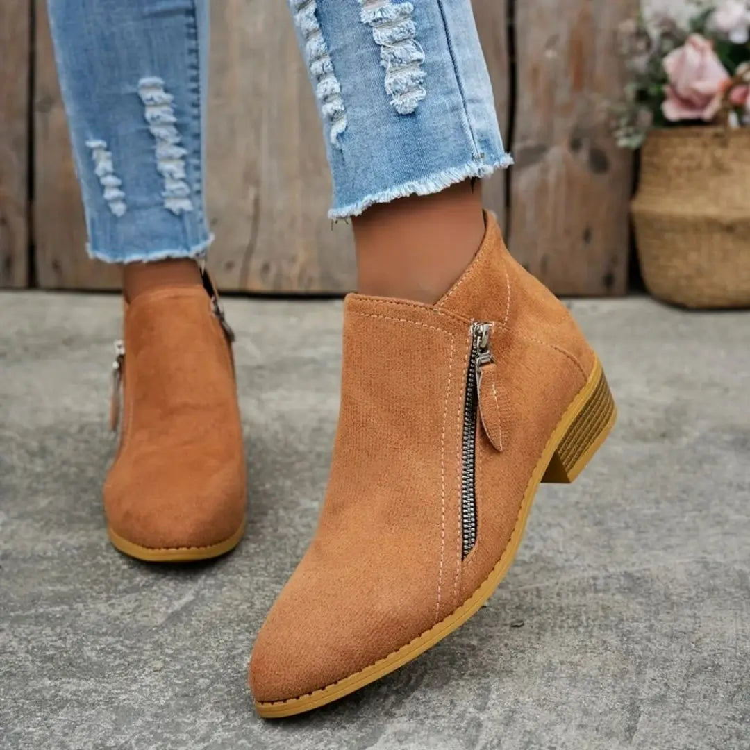 Joanna Women's Zipper Boots