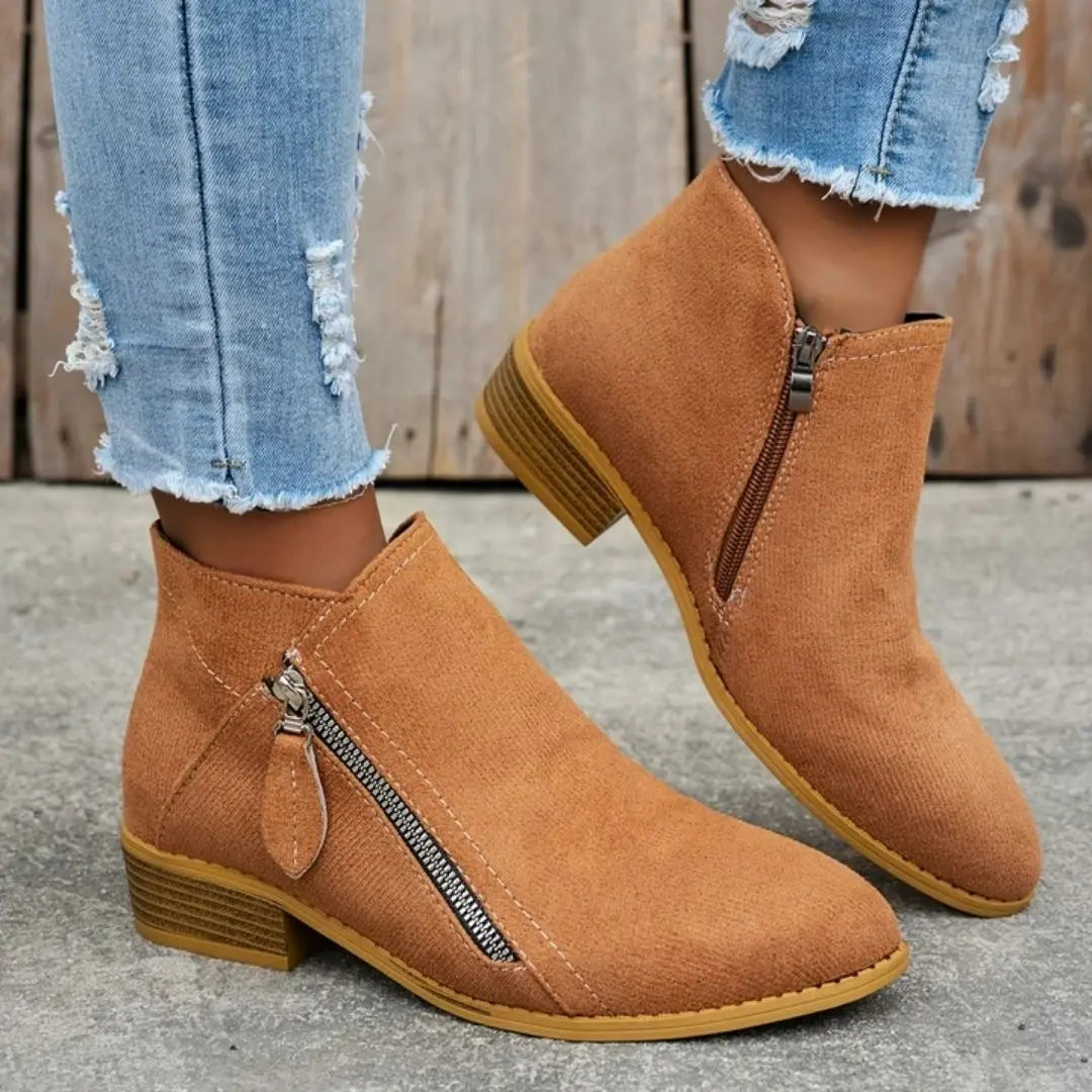 Joanna Women's Zipper Boots