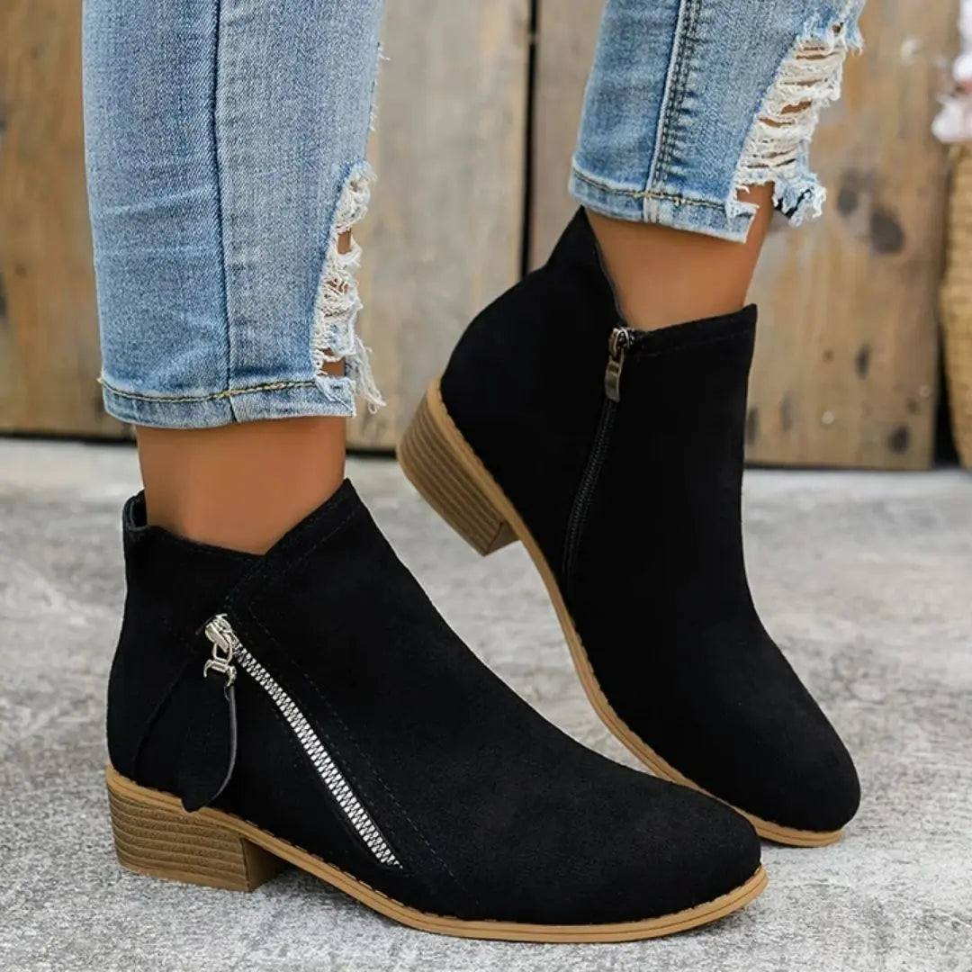 Joanna Women's Zipper Boots