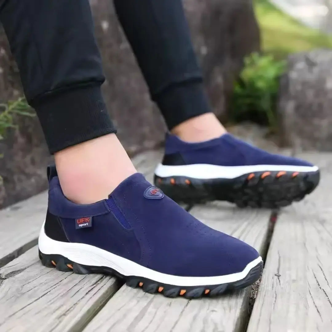 Jeffery – Men's Slip-On Shoes with a Stretch Upper