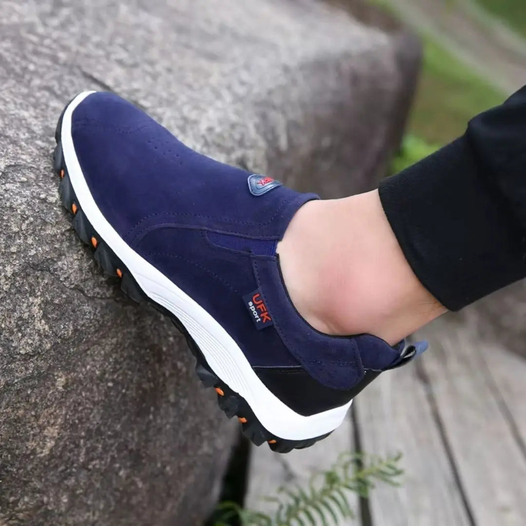 Jeffery – Men's Slip-On Shoes with a Stretch Upper