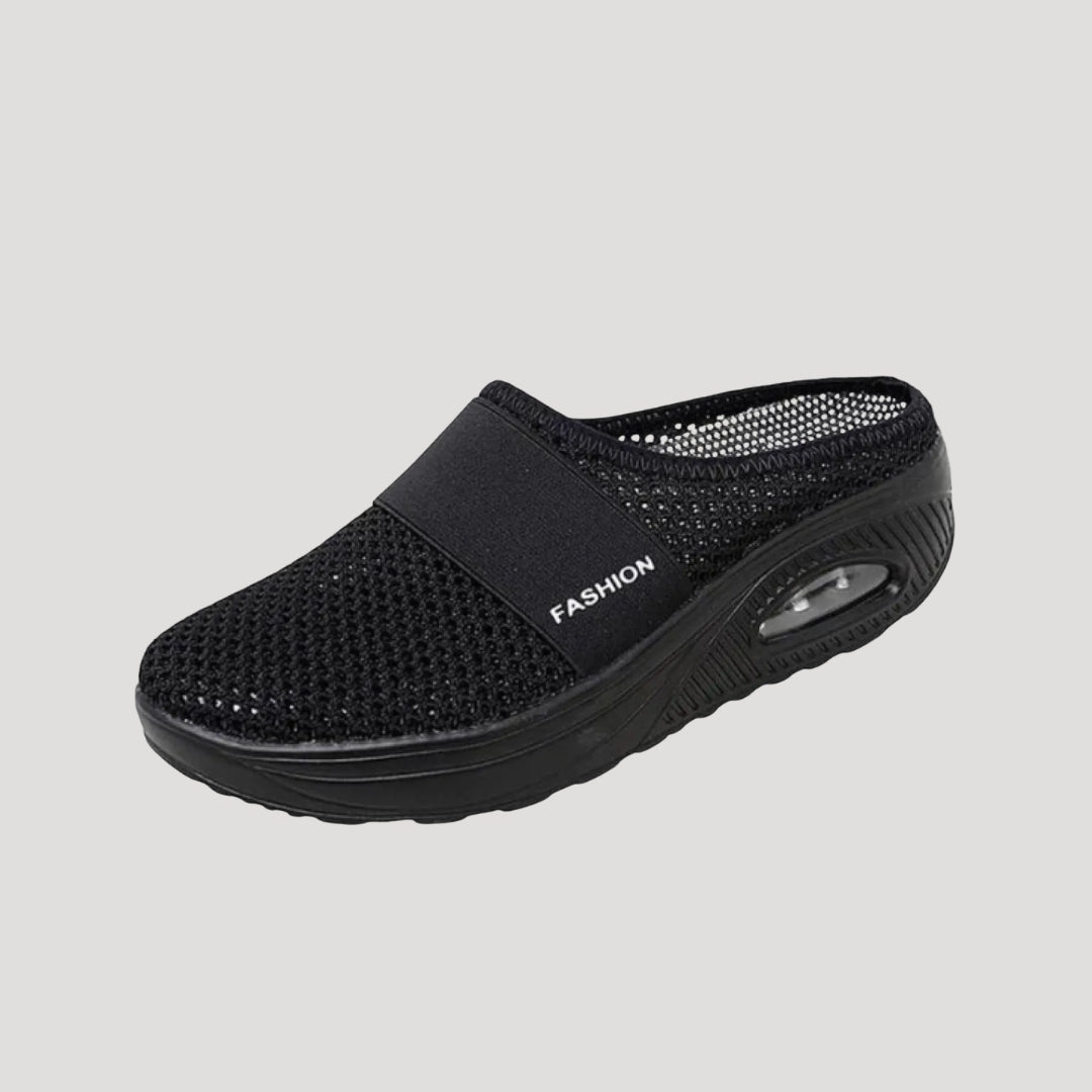 Women's Orthopedic Mesh Walking Clogs Diabetic Slip-On Lightweight Platform Shoes