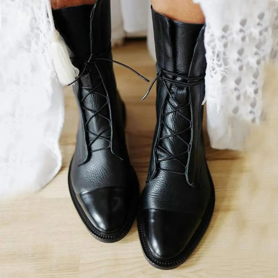 Sophia Women's Lace-Up Ankle Boots