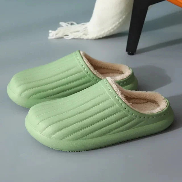 OCW Women Winter Warm Fur Comfortable Waterproof Nonslip Home Slippers