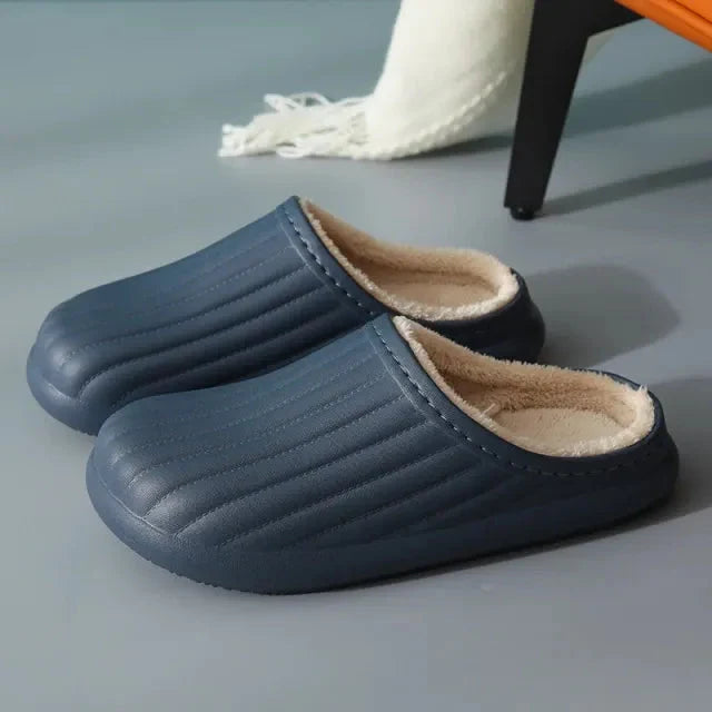 OCW Women Winter Warm Fur Comfortable Waterproof Nonslip Home Slippers