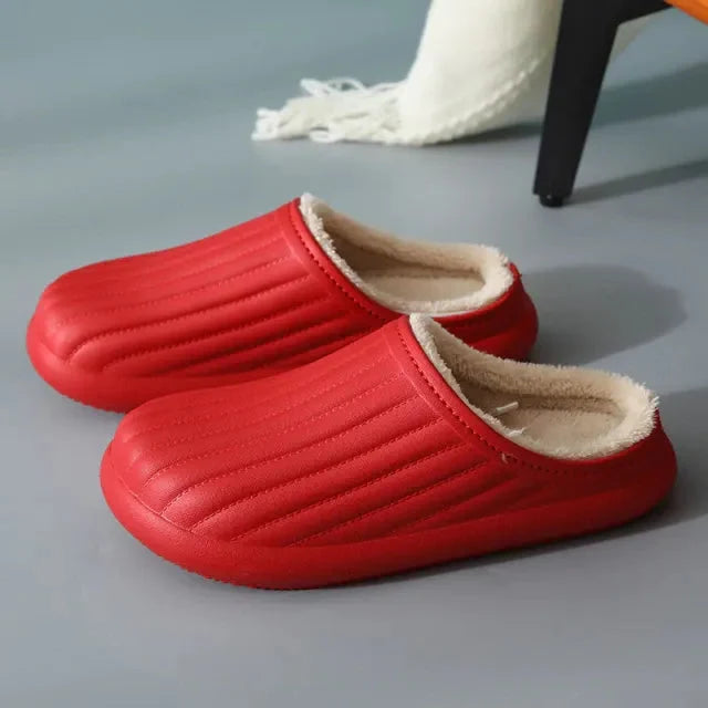 OCW Women Winter Warm Fur Comfortable Waterproof Nonslip Home Slippers