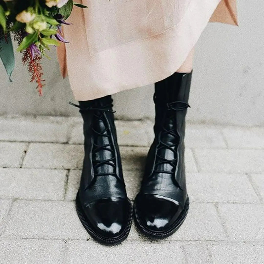 Sophia Women's Lace-Up Ankle Boots