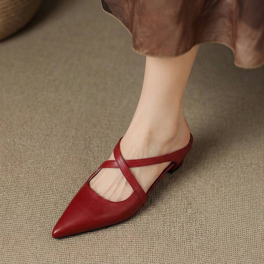 Granada Orthopedic Leather Mules
