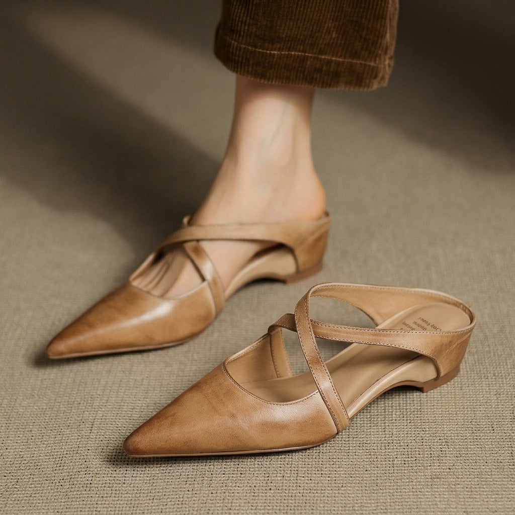 Granada Orthopedic Leather Mules