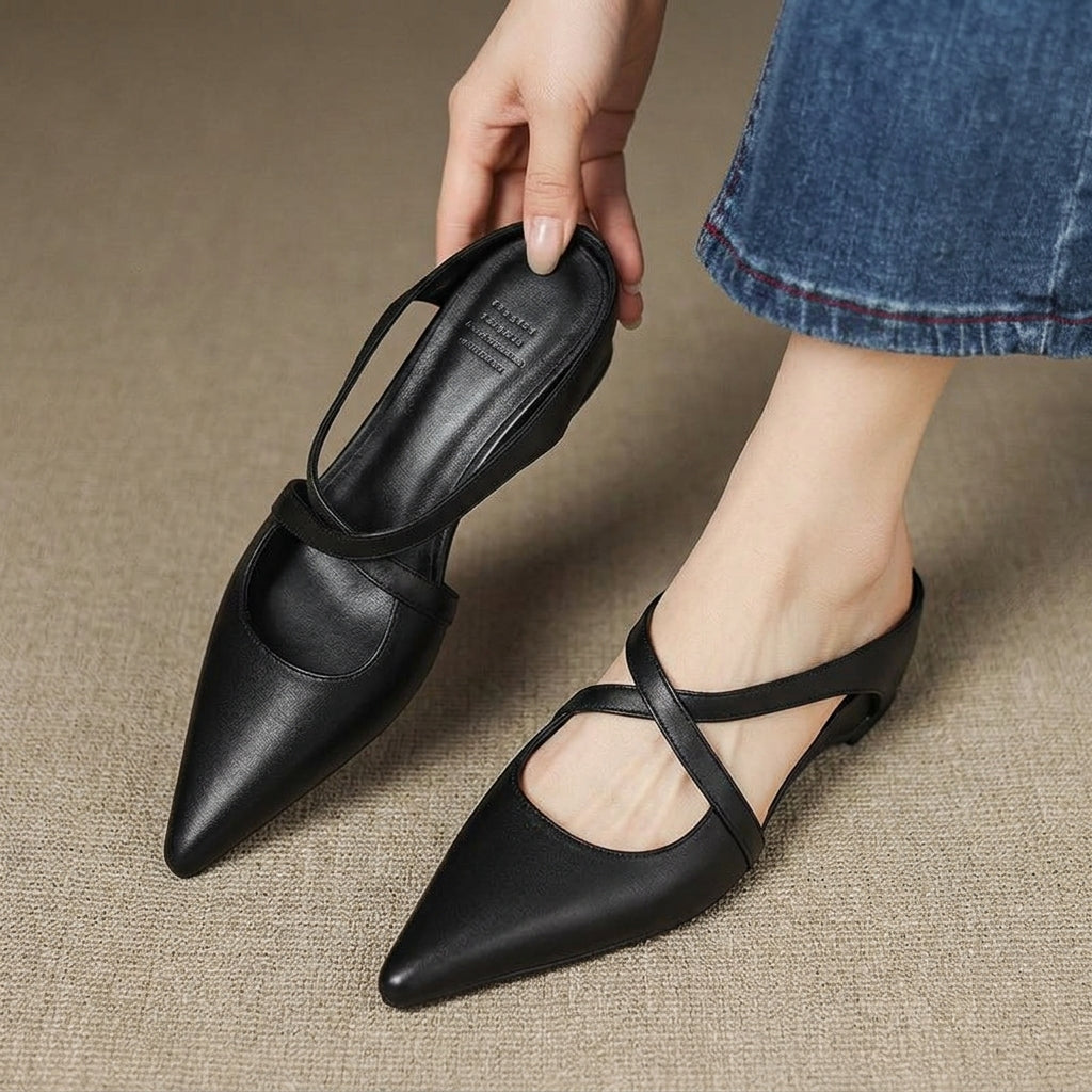 Granada Orthopedic Leather Mules