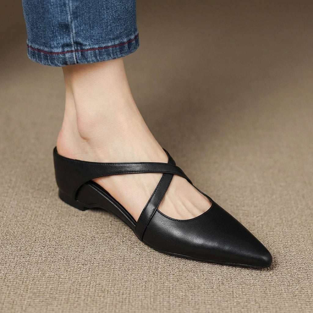 Granada Orthopedic Leather Mules