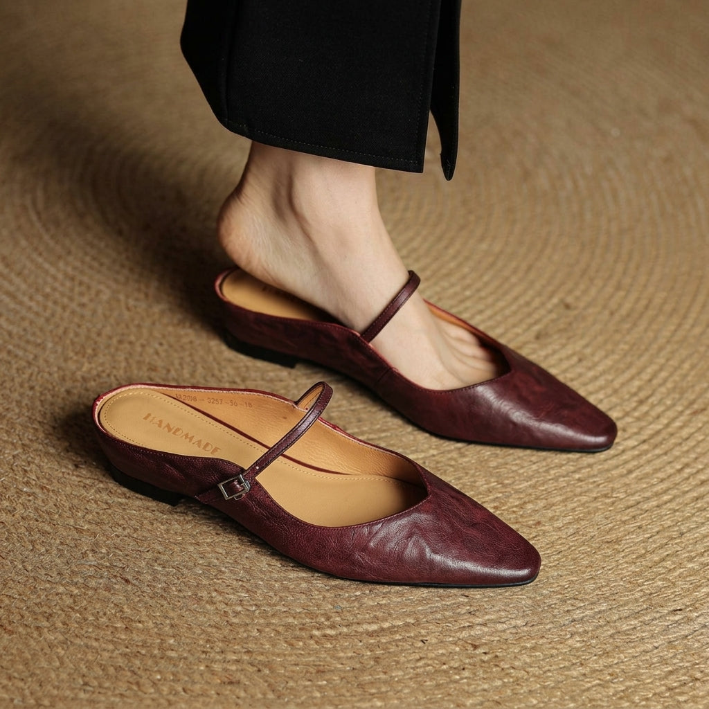 Ronda Orthopedic Leather Mules