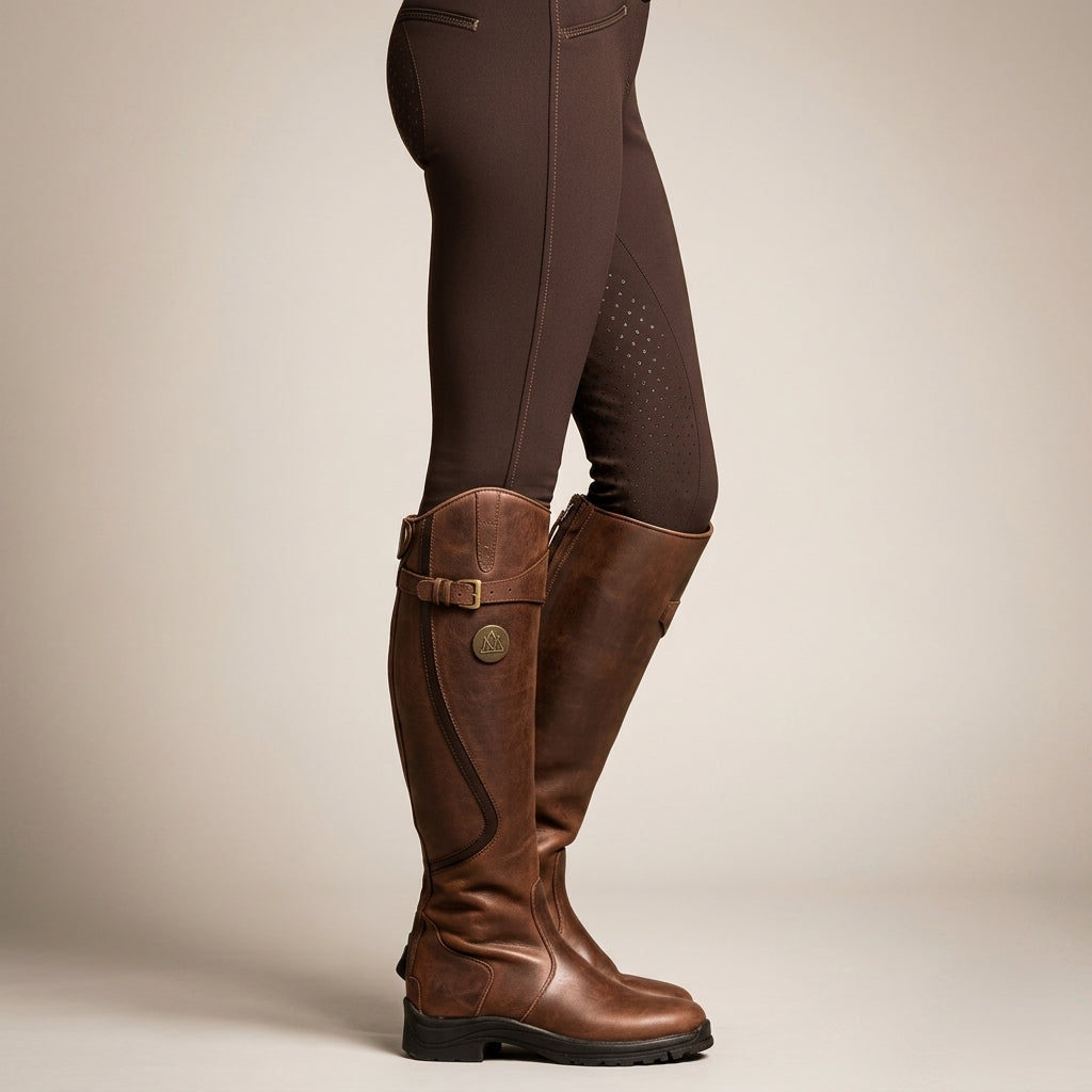 Foxfield Leather Knee-High Riding Boot