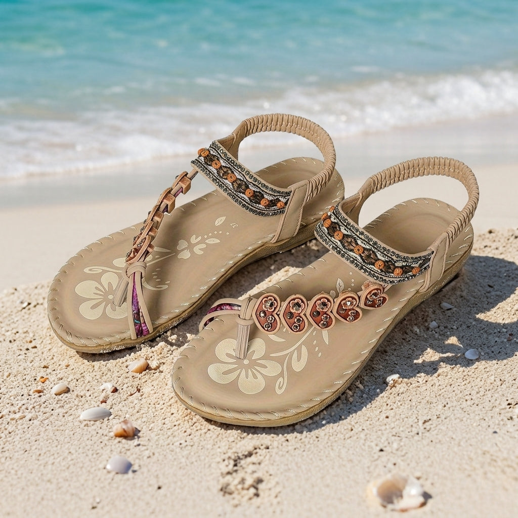 Bohemia Embellished Orthopedic Sandal