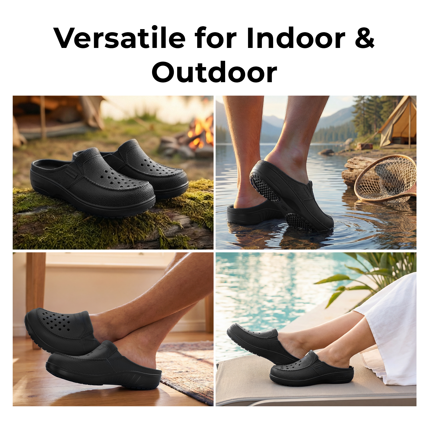 Unisex Comfortable Arch Support Clogs