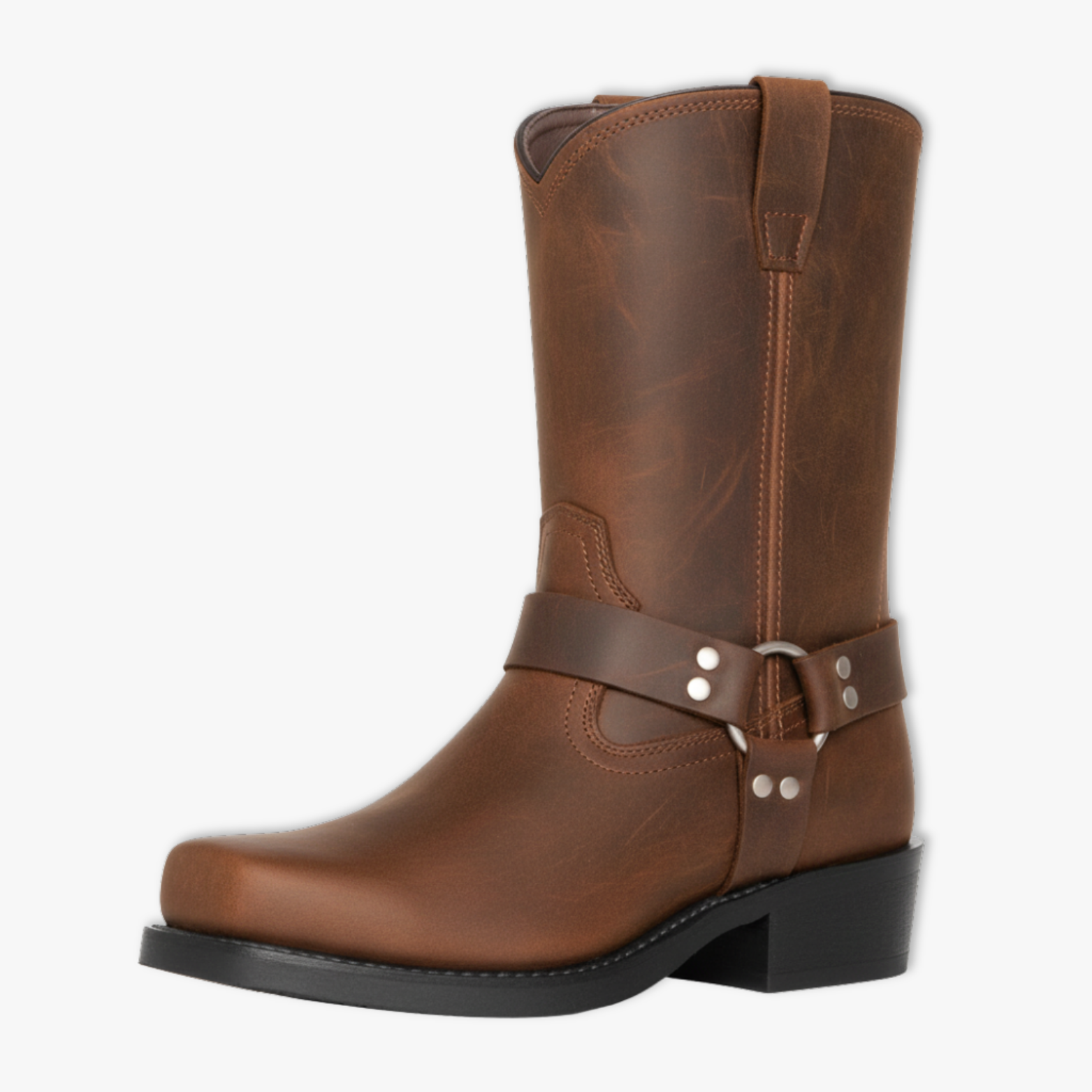 Seth – Men's Wide Calf Boots with a Stretch Shaft