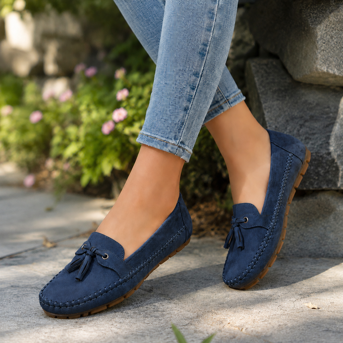 Women's Orthopaedic Extra Wide Suede Loafers