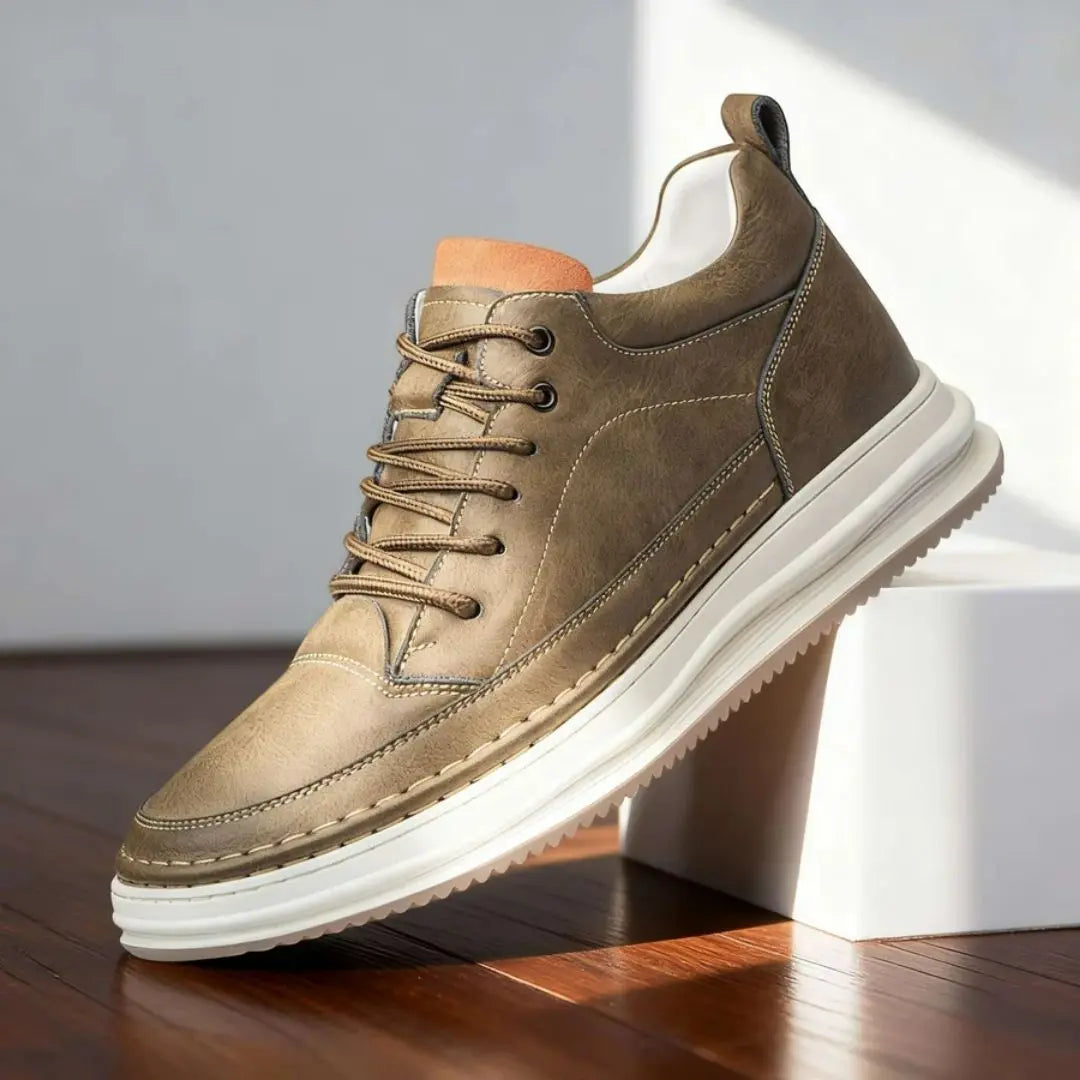 Robert Johnson Men's Leather Mid-Top Sneakers