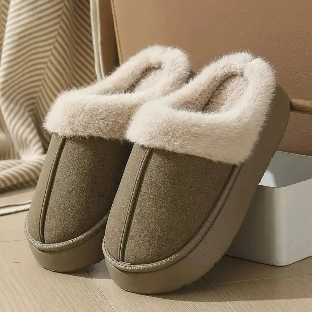 Nerina Women's Plush Slip-On Slippers