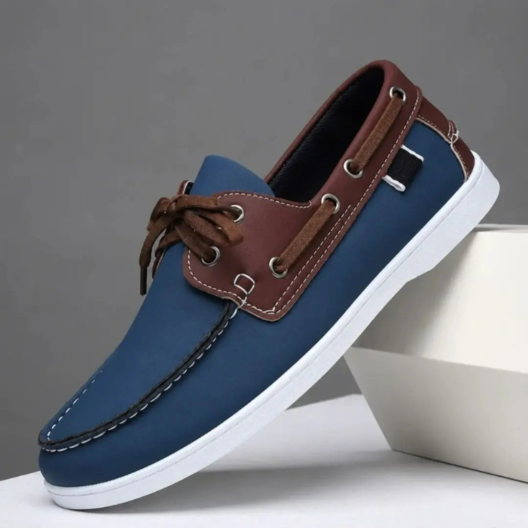 Newport Men's Genuine Leather Boat Shoes