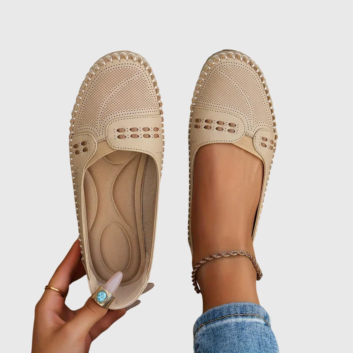 Women's Orthopedic Shoes with Breathable Design and Slip-On Fit