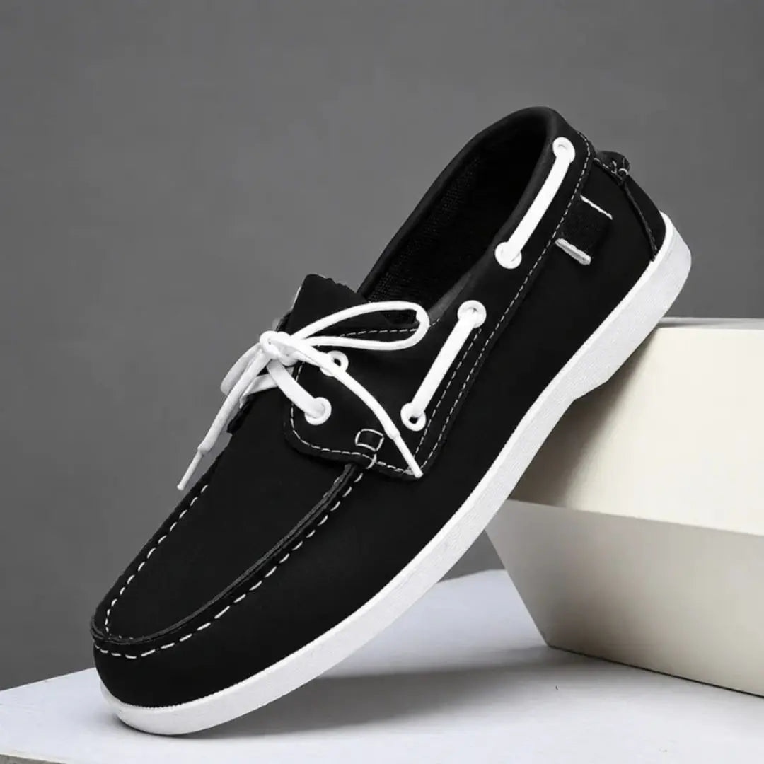 Newport Men's Genuine Leather Boat Shoes