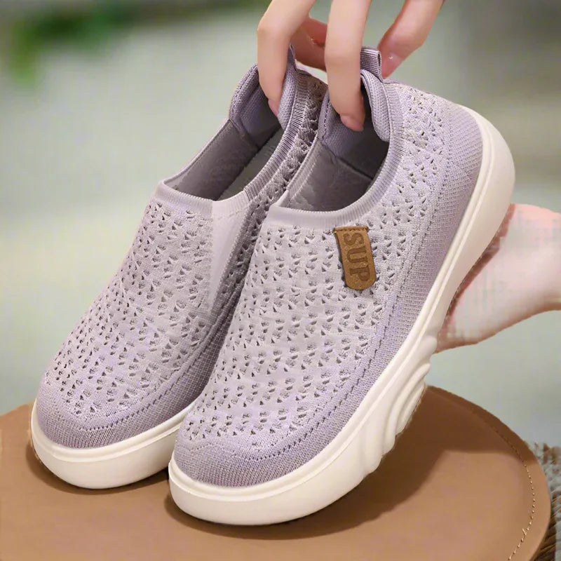 Women's Breathable Slip On Walking Shoes