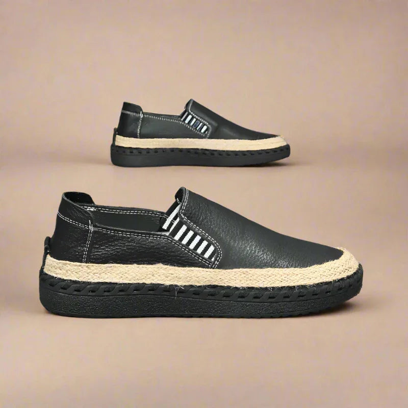 Cowhide Casual Unisex Shoes
