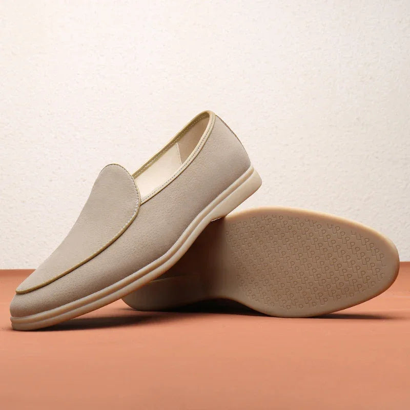 Orthopedic Loafers for Men - Suede Slip-On, Wide Fit, Cushioned