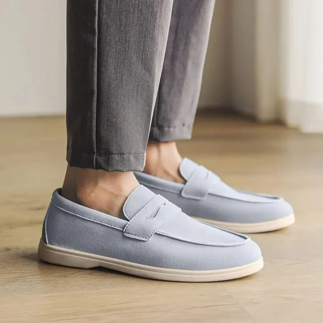Elio Bay Men's Suede Loafers