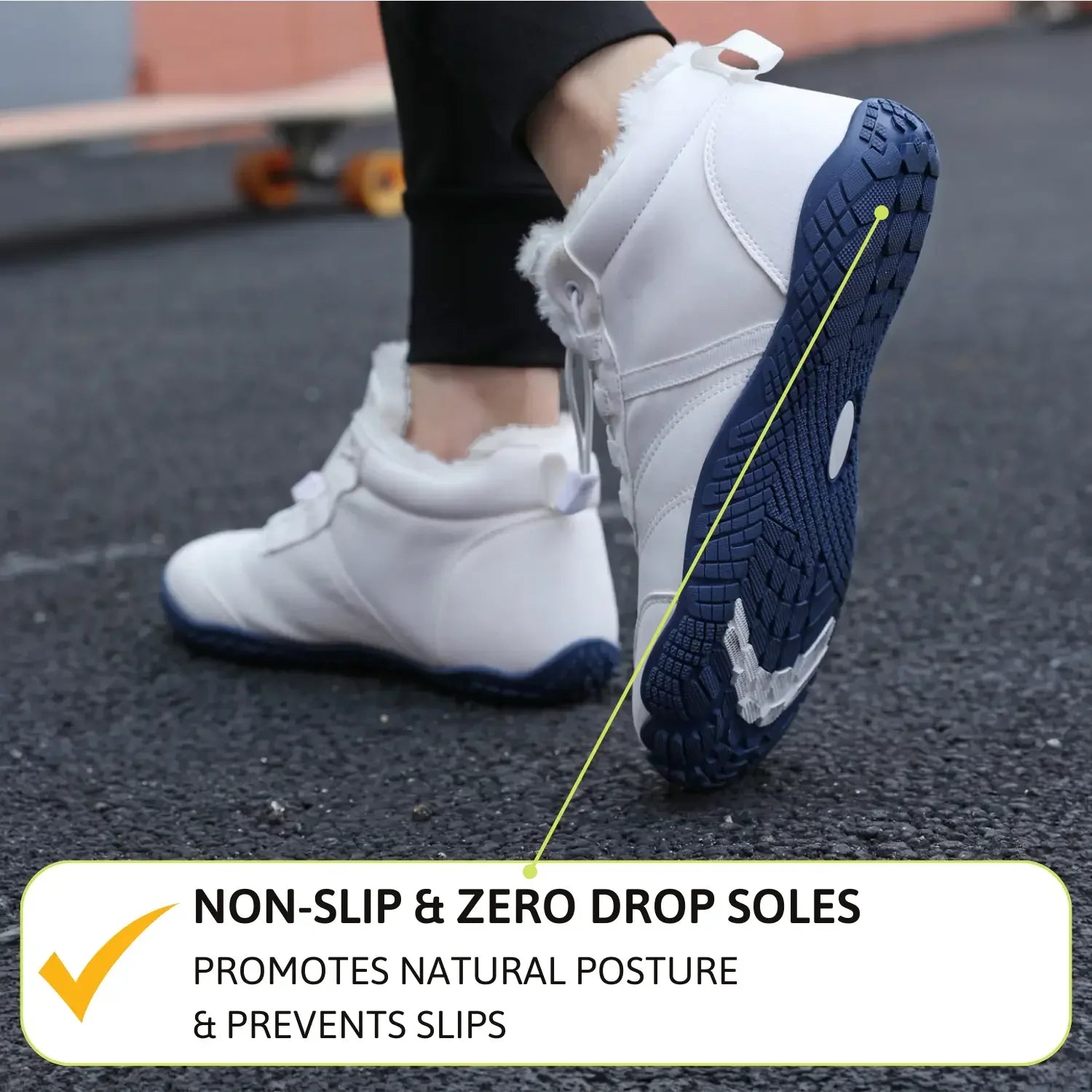 Women's Waterproof Barefoot Shoes Wide Toe Box