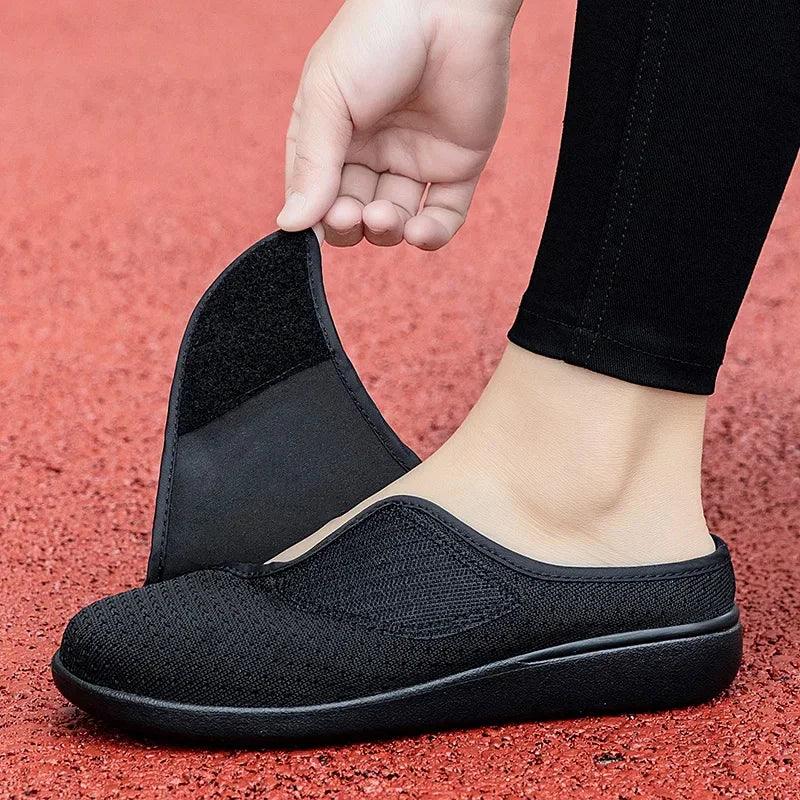 Unisex Wide Fit Slip On Shoes with Breathable Mesh