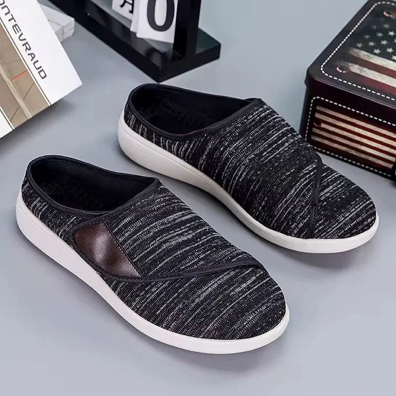 Unisex Wide Fit Slip On Shoes with Breathable Mesh