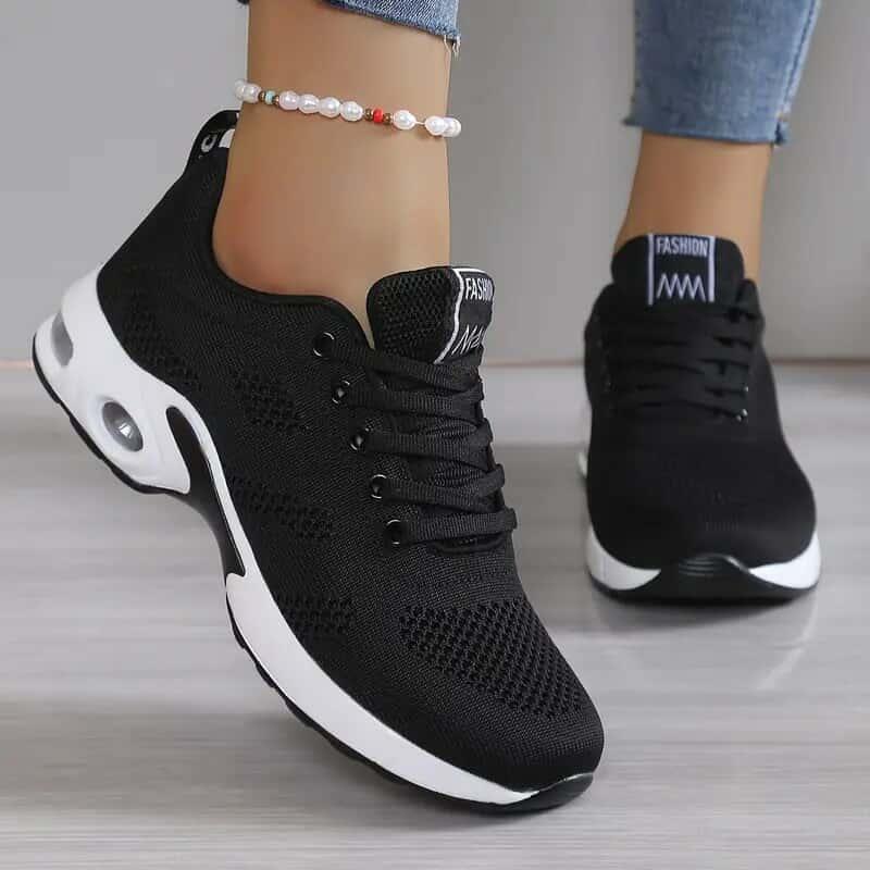 Orthopedic Sneakers for Women — Air Cushion, Breathable Knit Mesh