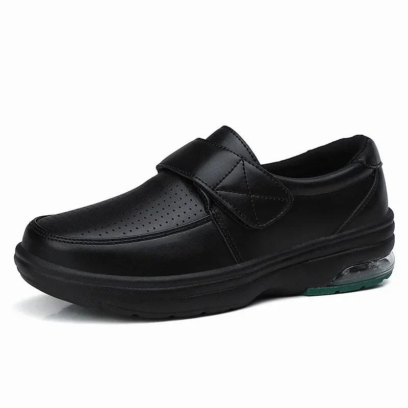 Women's Wide-Fit Comfort Shoes with Velcro Closure