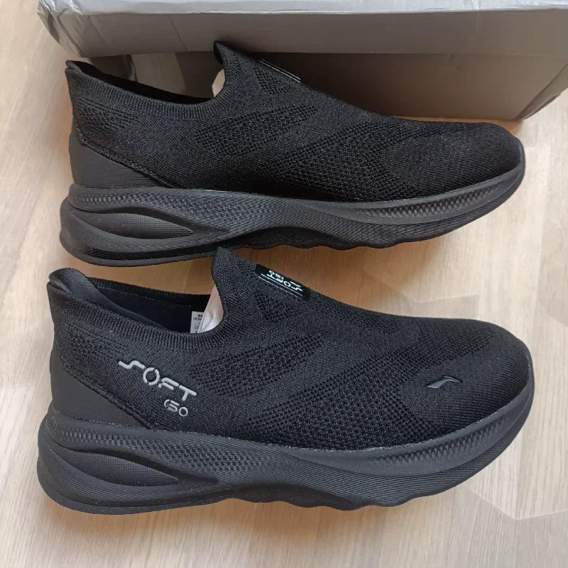 Unisex Walking Shoes with Cushioned Slip-On Design