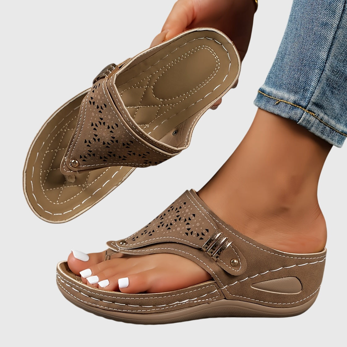 Tammie – Women's Wide Toe Box Sandals with Room for Bunions