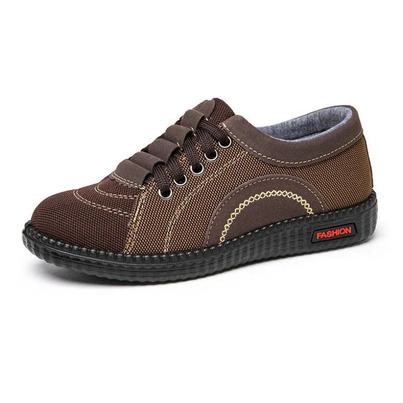 Women's Wide Toe Box Cotton Casual Sneakers