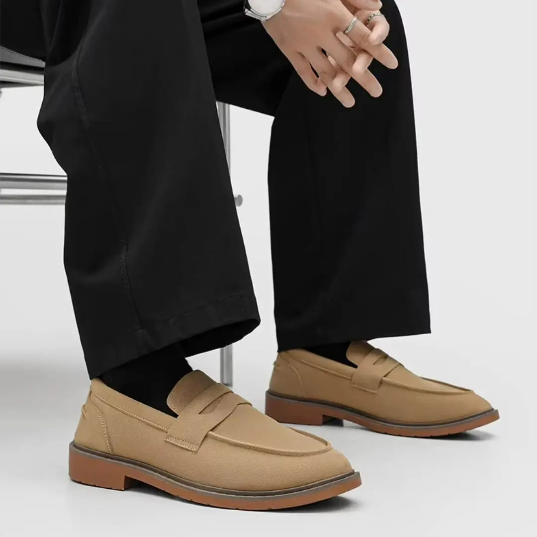 Montviro Men's Suede Loafers