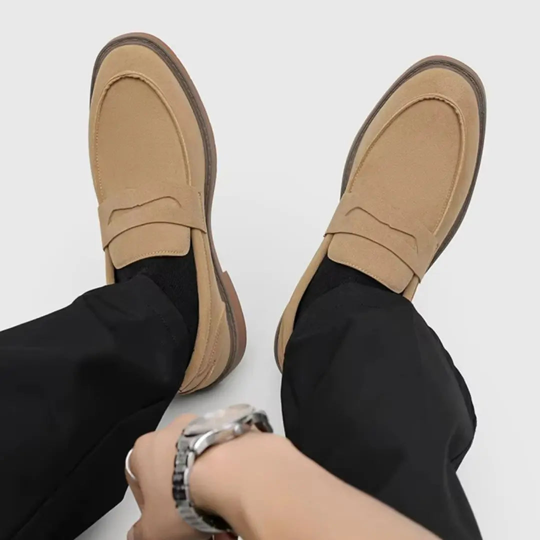 Montviro Men's Suede Loafers