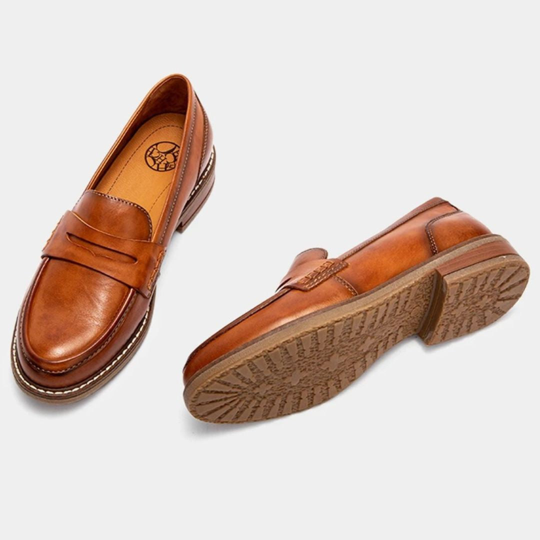 Rossano Orthopedic Leather Loafers