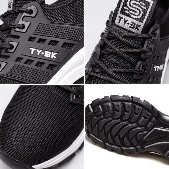 Orthopedic Safety Shoes Breathable Mesh Puncture Resistant Work Sneakers