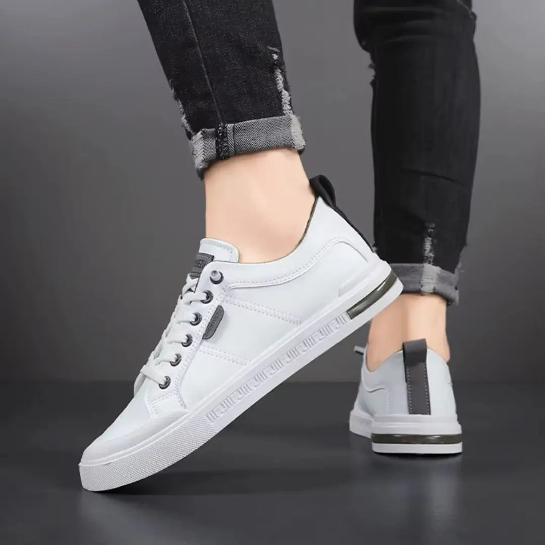 Belnor Men's Two-Tone Leather Sneakers