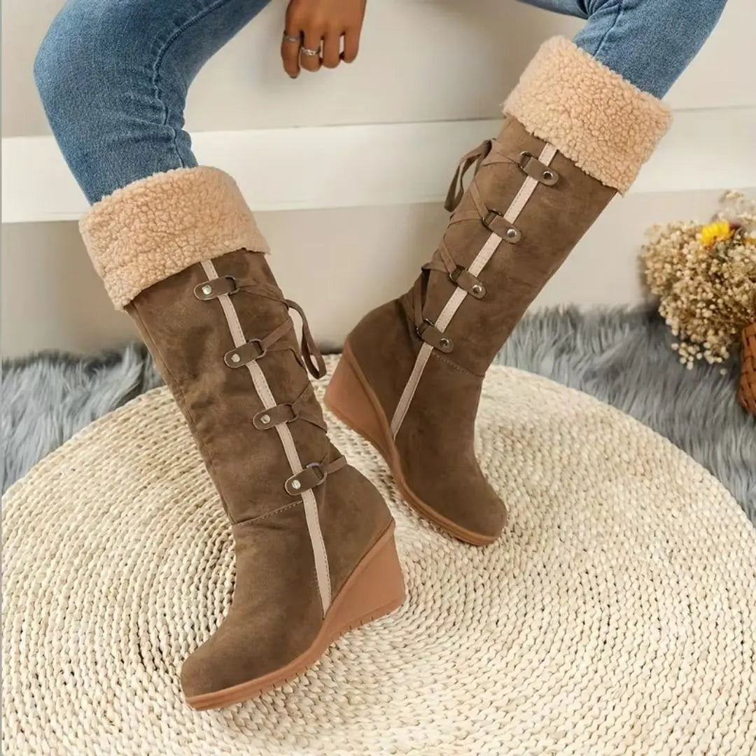 Jill – Women's Wide Calf Boots with a Stretch Shaft