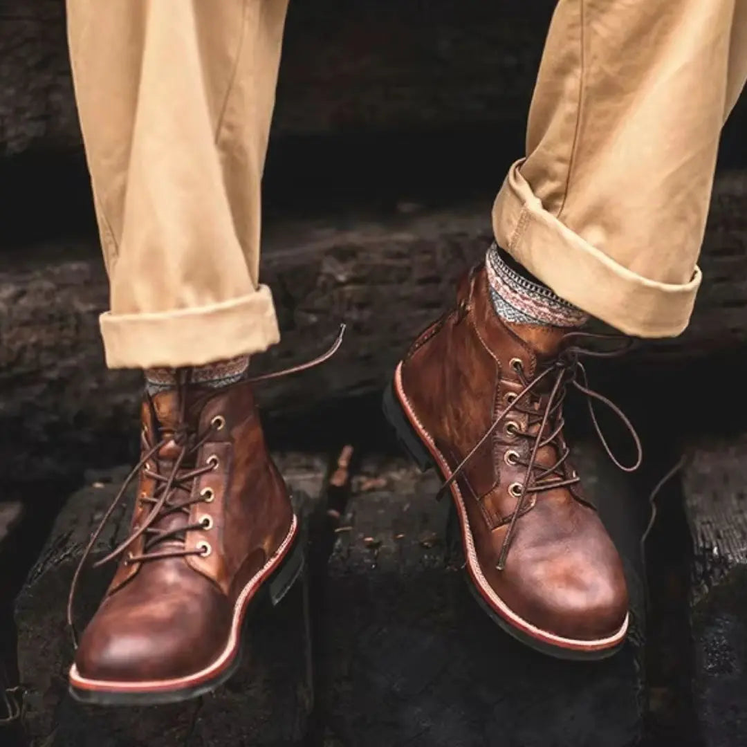 Rickey – Men's Comfort Boots with a Soft Lining