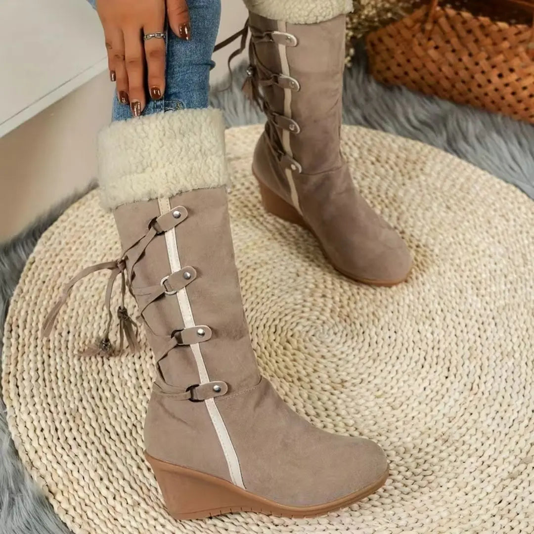 Jill – Women's Wide Calf Boots with a Stretch Shaft