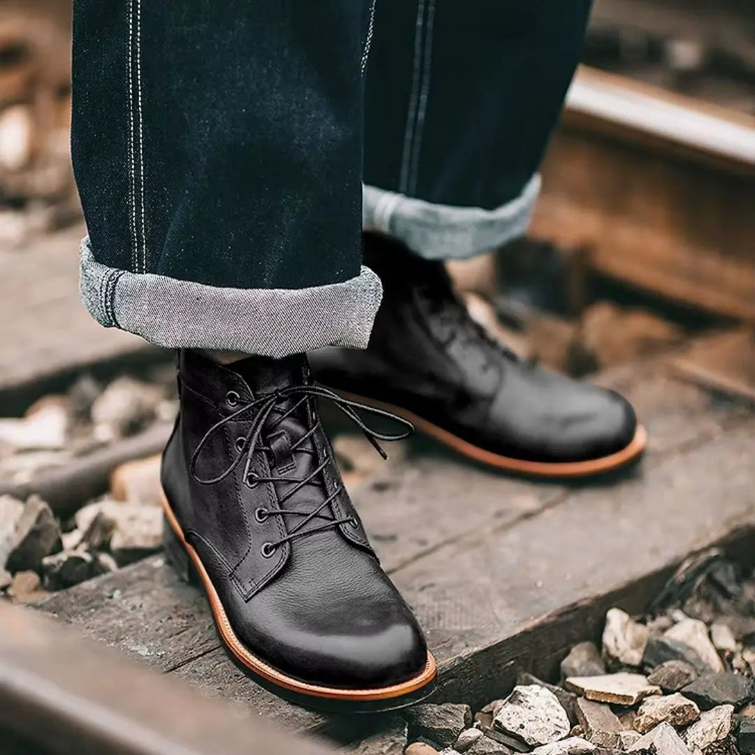 Rickey – Men's Comfort Boots with a Soft Lining