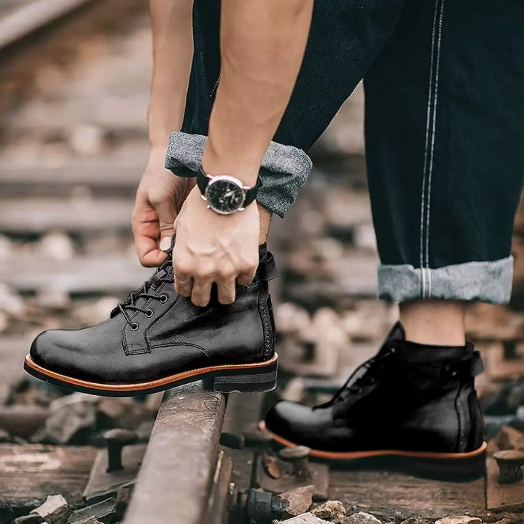 Rickey – Men's Comfort Boots with a Soft Lining